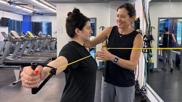 personal training in training studio