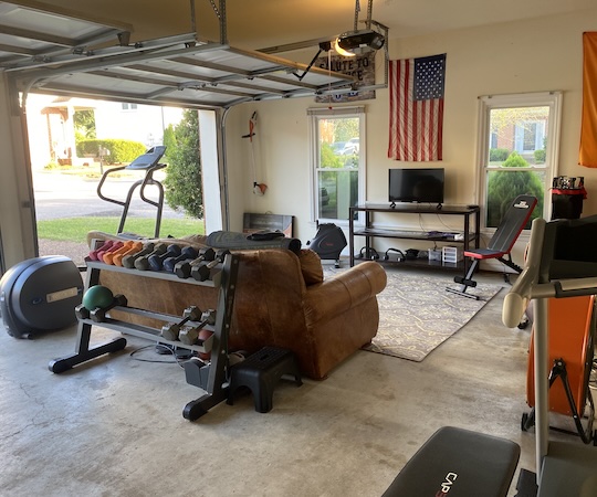home gym setup